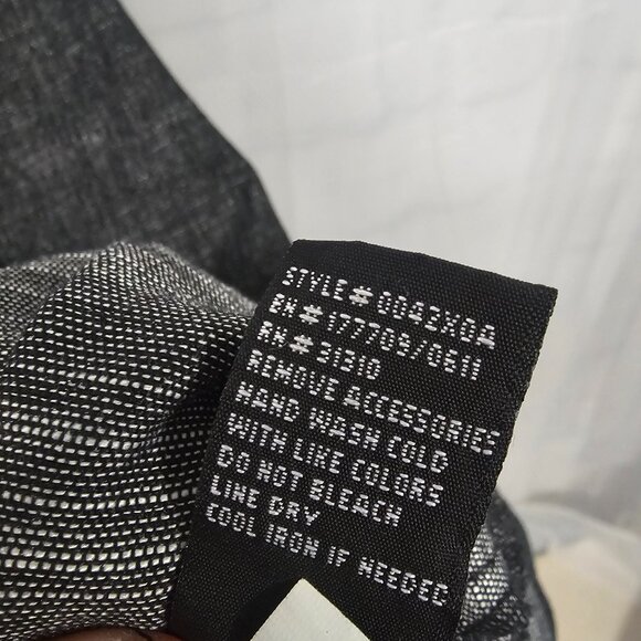 Vintage Iz Byer Dress Y2K Black Denim Retro Bodycon 11 - Picture 13 of 14